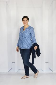 Nähbeispiel  Evita-Bluse lillesol women Nr. 20